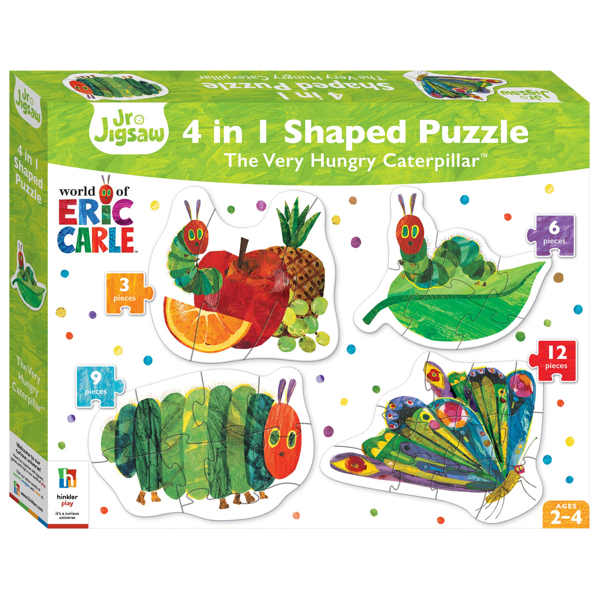 Hinkler The Very Hungry Caterpillar 4-in-1 Shaped Puzzle