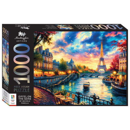 Mindbogglers Artisan 1000pc Eiffel on the Seine jigsaw
