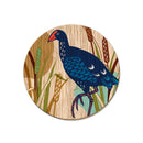 screenprint-pukeko-coaster
