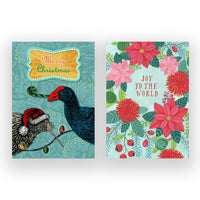 pukeko-kiwi-wreath-card-pk-2x4