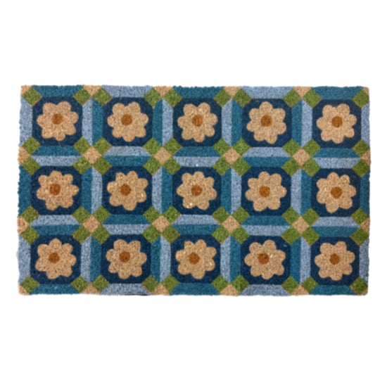 Mosaic Coir Doormat