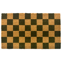 Checkers Coir Doormat
