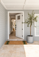 Racing Stripes Coir Doormat