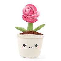 Keeleco Botanical Garden Pink Rose soft toy plant