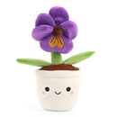 Keeleco Botanical Garden Purple Pansy soft toy plant