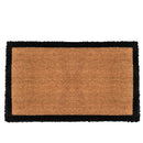 Coir Doormat - Black Trim - 45 x 75 cm