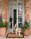 Coir Doormat - Black Trim - 45 x 75 cm
