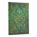 Emerald Flower Mini Lined Hardcover Journal