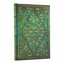 Emerald Flower Mini Lined Hardcover Journal