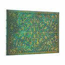Emerald Flower Unlined Guest Book