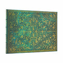Emerald Flower Unlined Guest Book