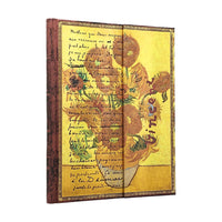 Van Gogh, Sunflowers Ultra Unlined Hardcover Journal