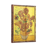 Van Gogh, Sunflowers Midi Lined Hardcover Journal