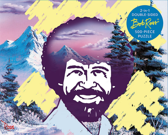 Bob Ross Double-Sided 500 Piece Puzzle
