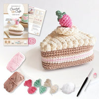 Crochet Cafe Amigurumi Kit Cake Slice