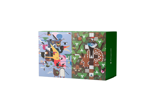 Charley Harper 120-Piece Double-Sided Jigsaw Puzzle Set - 120pc