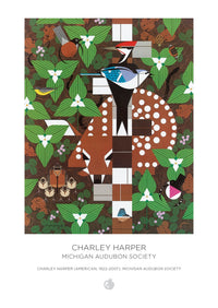 Charley Harper 120-Piece Double-Sided Jigsaw Puzzle Set - 120pc