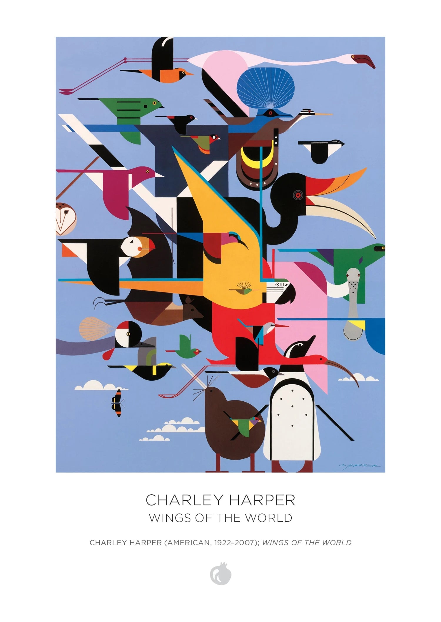 Charley Harper 120-Piece Double-Sided Jigsaw Puzzle Set - 120pc
