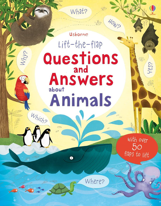 Usborne Questions and Answers about Animals Lift-the-Flap Board Book