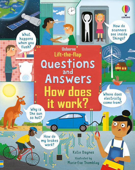 Usborne Questions & Answers: How Does It Work? Lift-the-Flap Board Book