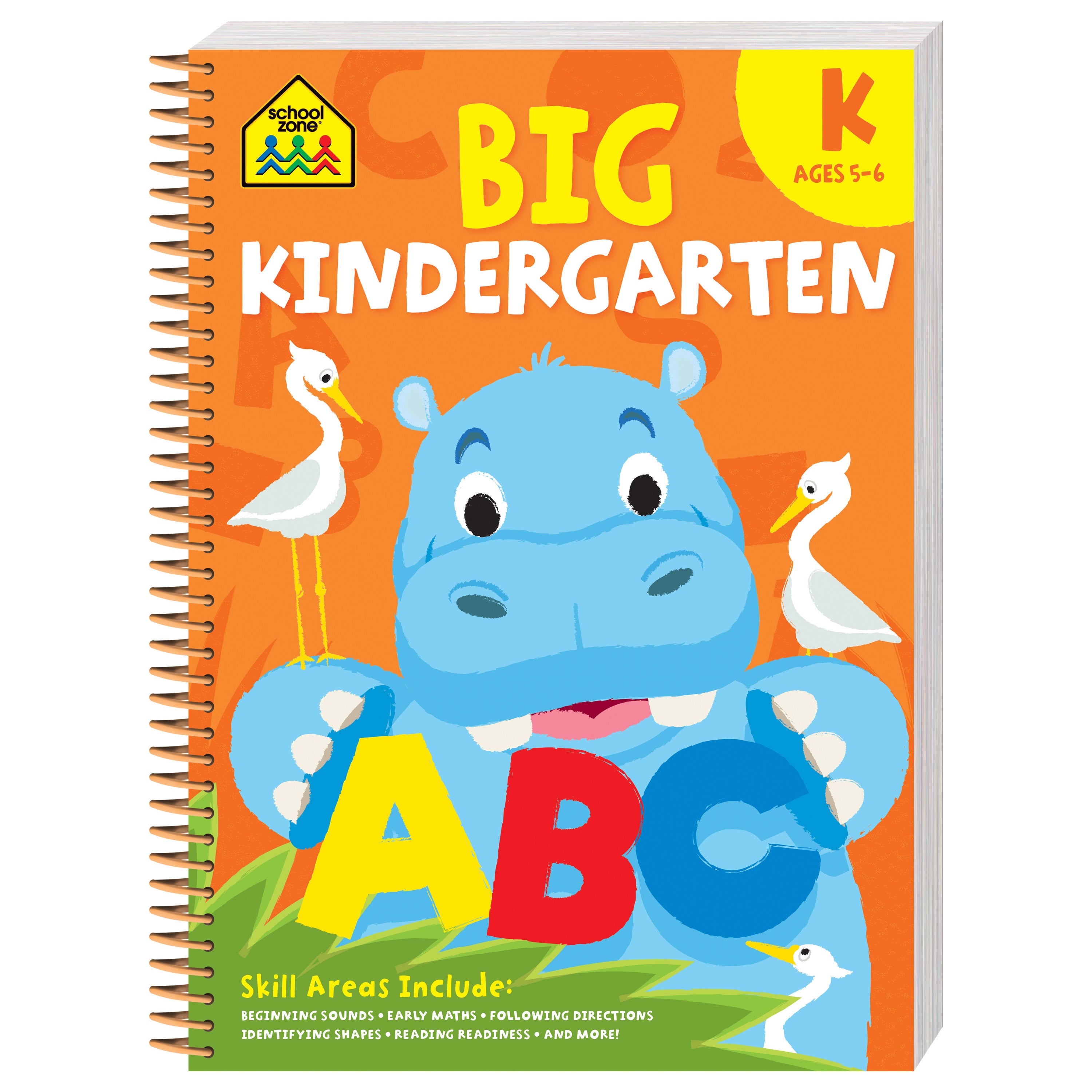 School Zone Big Spiro Workbook Kindergarten