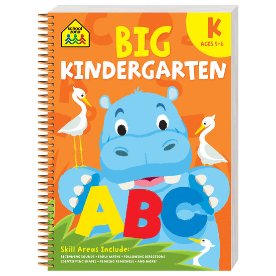 School Zone Big Spiro Workbook Kindergarten