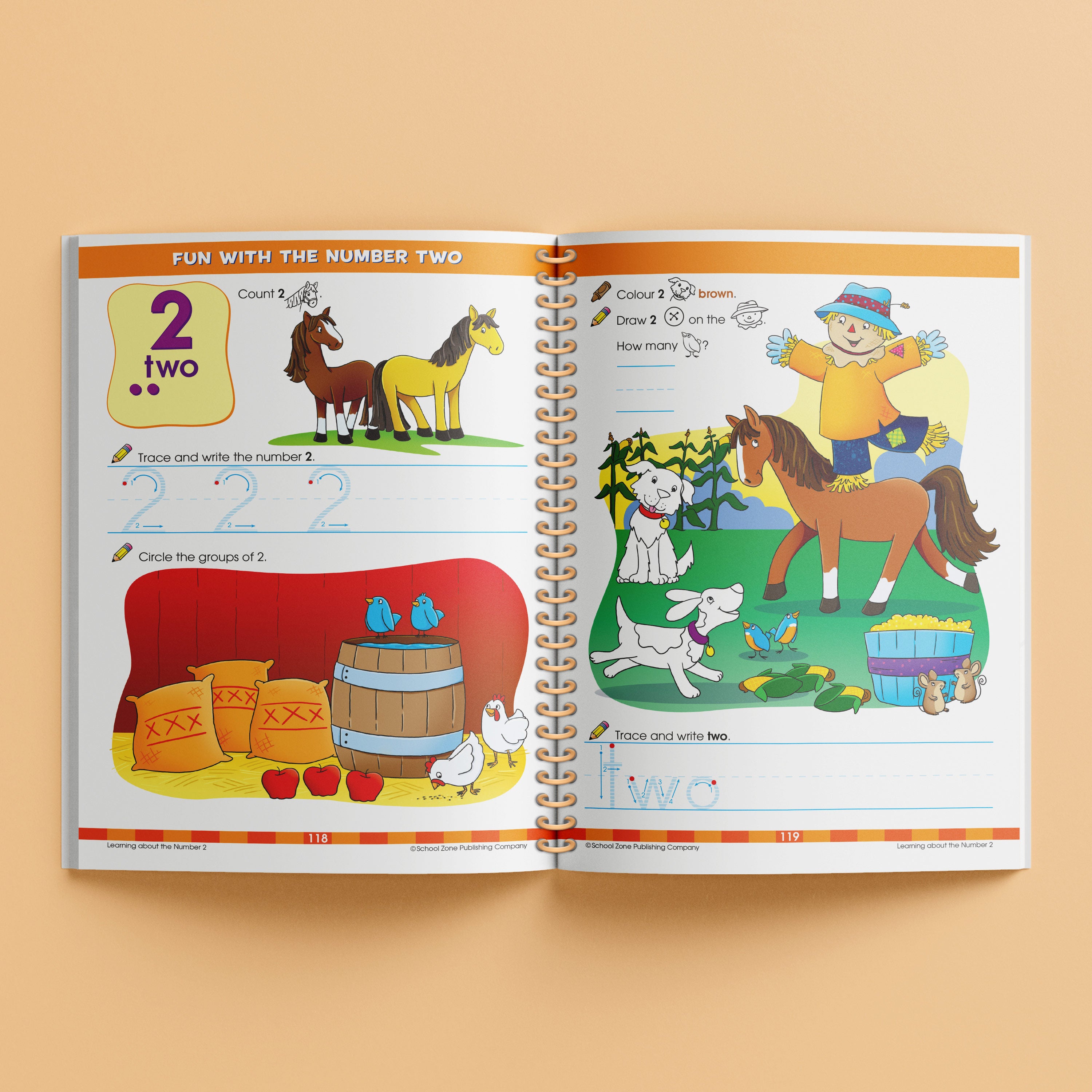 School Zone Big Spiro Workbook Kindergarten