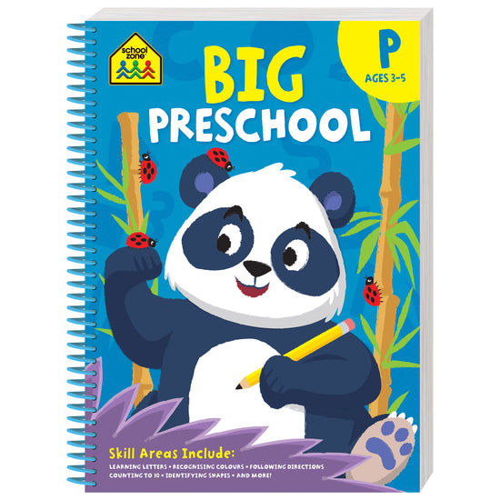 School Zone Big Spiro Workbook Preschool