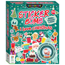Kaleidoscope Sticker Bomb I Love Christmas! Christmas sticker activity