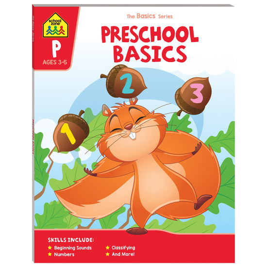 School Zone Preschool Basics Workbook