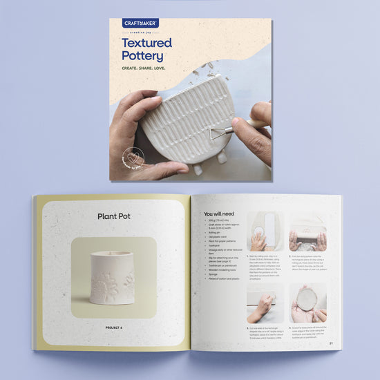 Craft Maker Classic Textured Pottery Kit