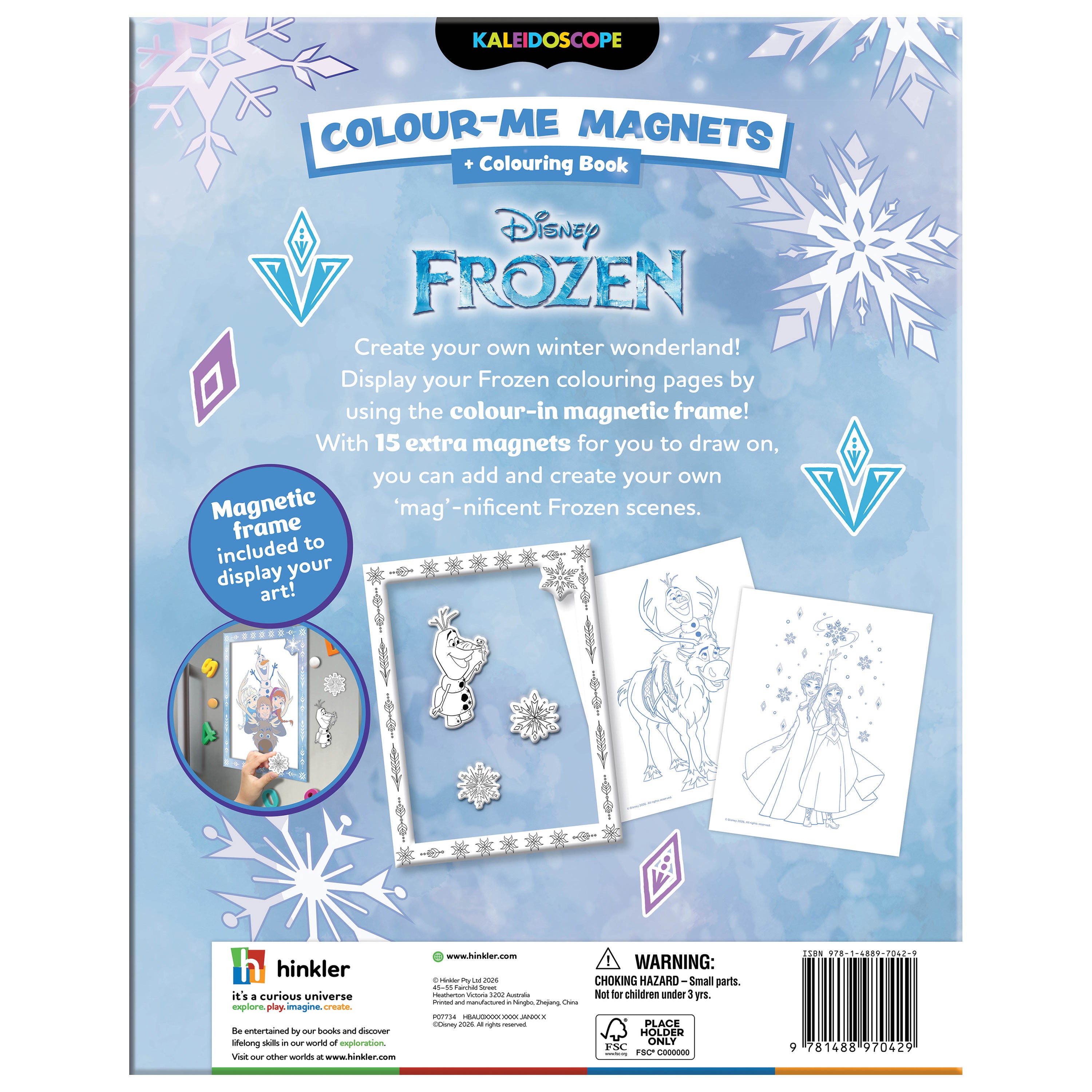 Colour-Me-Magnets Frozen Colouring Book