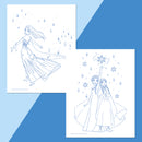Colour-Me-Magnets Frozen Colouring Book
