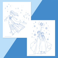 Colour-Me-Magnets Frozen Colouring Book