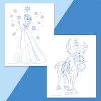 Colour-Me-Magnets Frozen Colouring Book