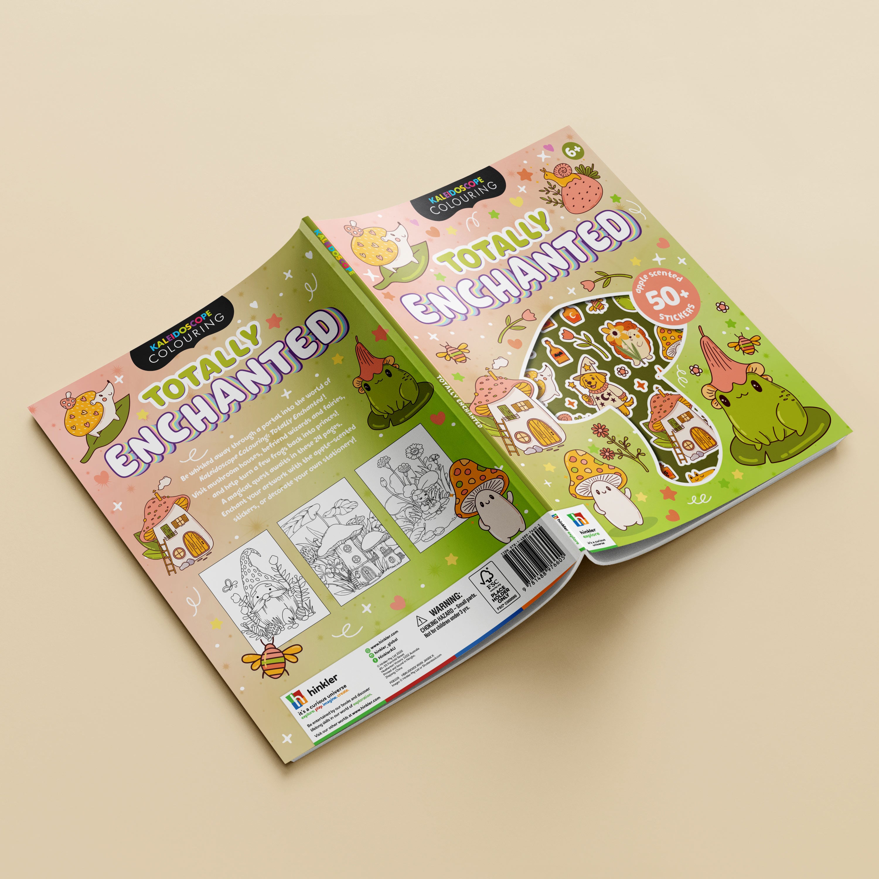 Coloring & Scented Stickers Book - Totally Enchanted