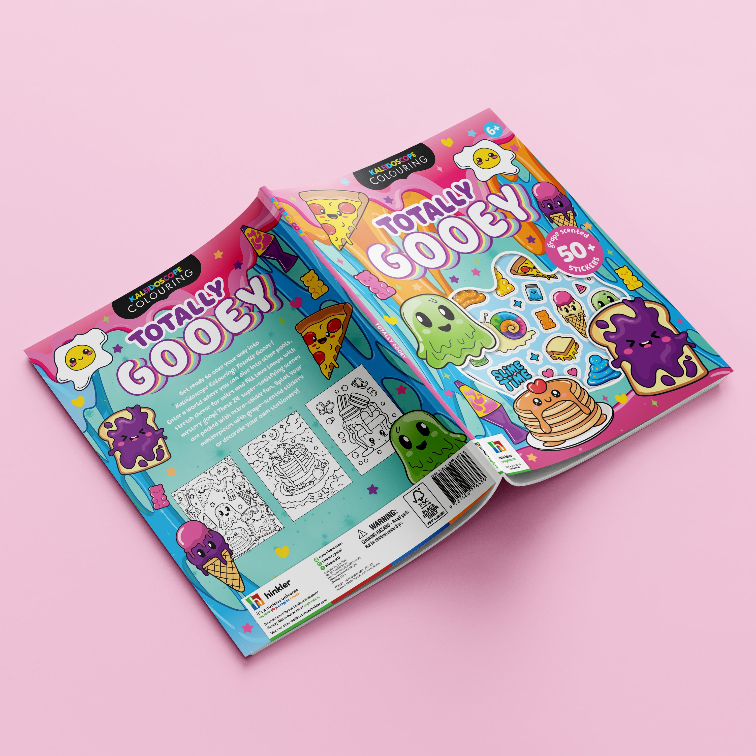 Coloring & Scented Stickers Book - Totally Gooey