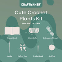 Craft Maker Cute Crochet Plants Kit