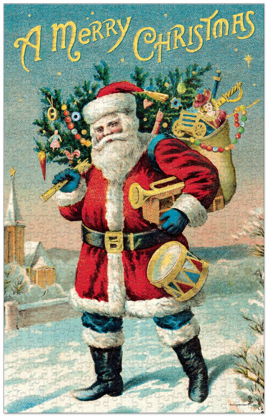 Cavallini & Co - Santa Claus 500 Pce - Christmas Vintage Puzzle