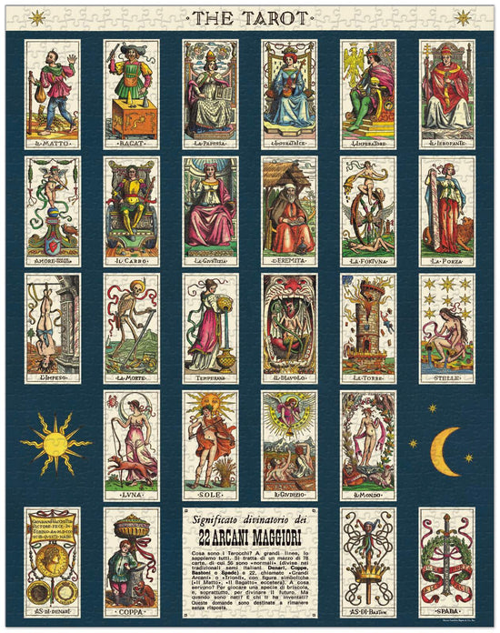 Cavallini & Co - Tarot 1000 Pce - Vintage Puzzle
