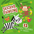First Fun Sticker Painting Wild Animals