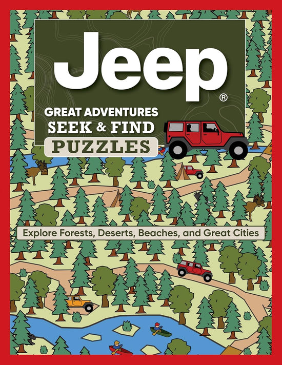 Jeep Great Adventures Seek and Find Puzzles