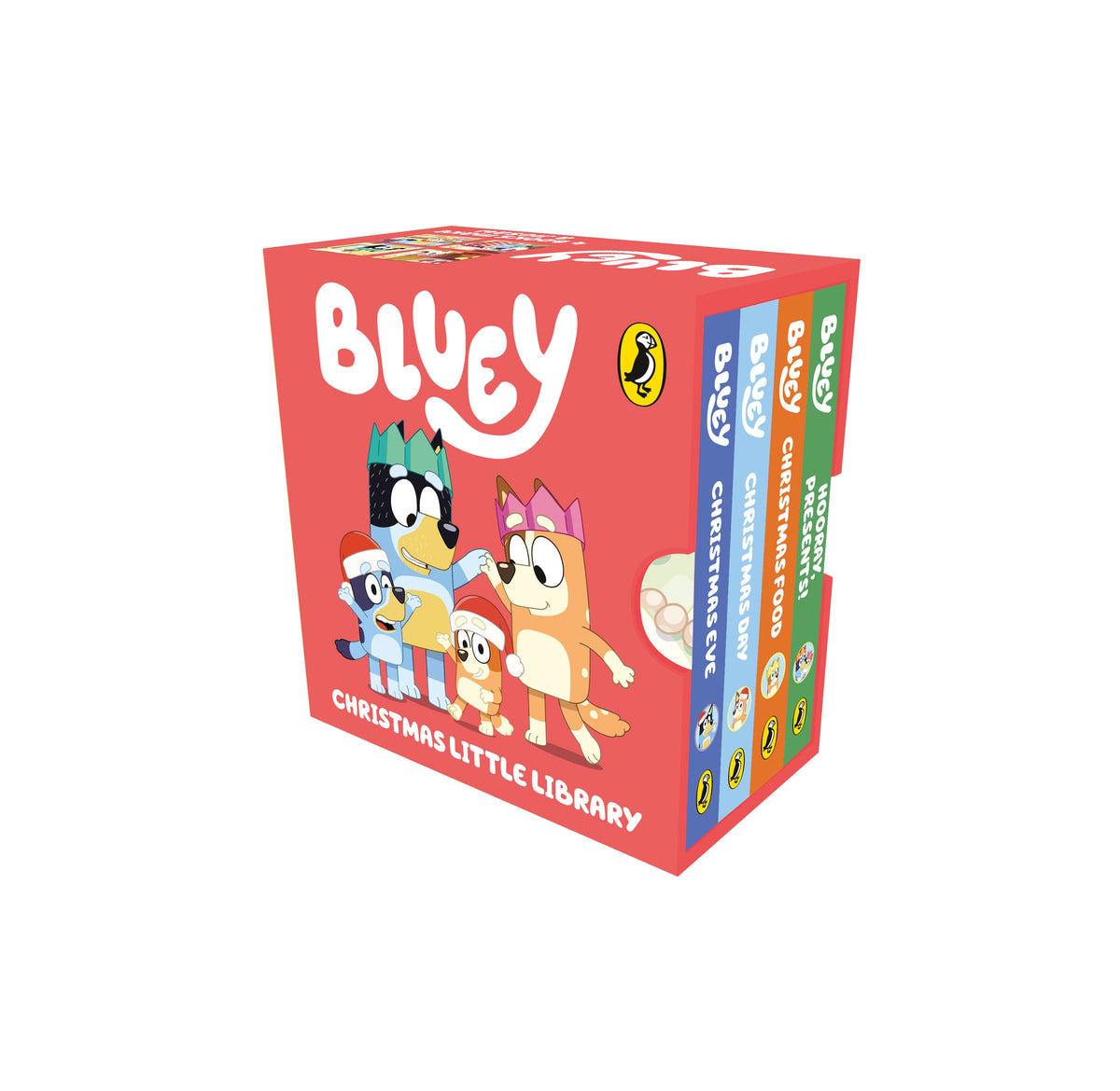 Bluey: Christmas Little Library – 4 Board Book Box Set