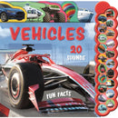 20 Sounds Tabbed Board Book - Vehicles