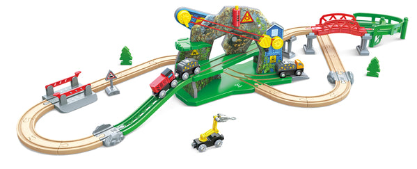 Hape Treasure Mountain Train Set