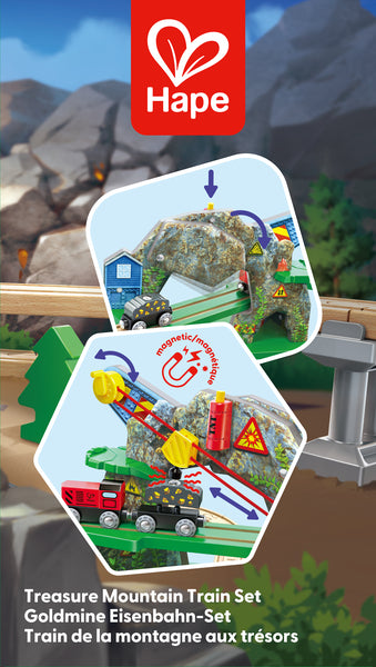 Hape Treasure Mountain Train Set