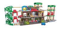Hape Multi-Level Railway City Set Toy Trains & Train Sets