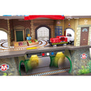 Hape Multi-Level Railway City Set