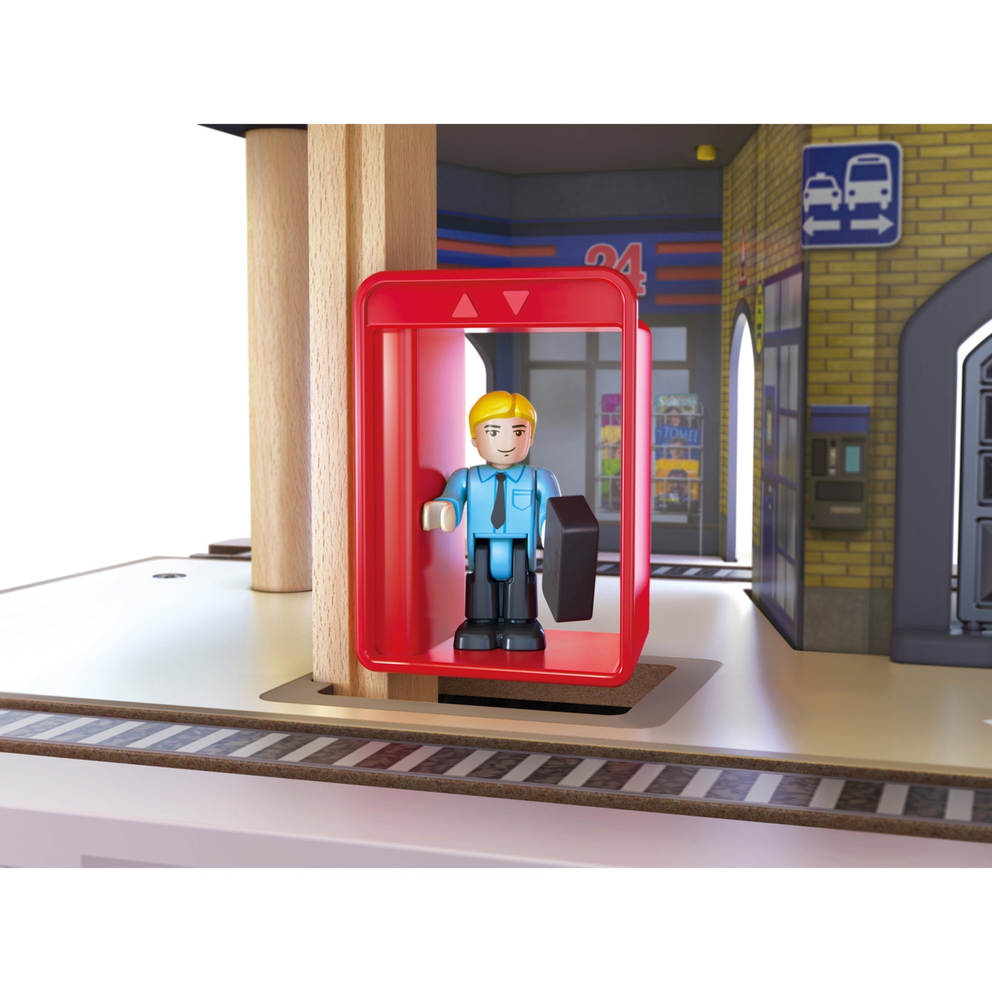 Hape Multi-Level Railway City Set