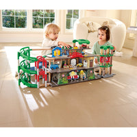 Hape Multi-Level Railway City Set